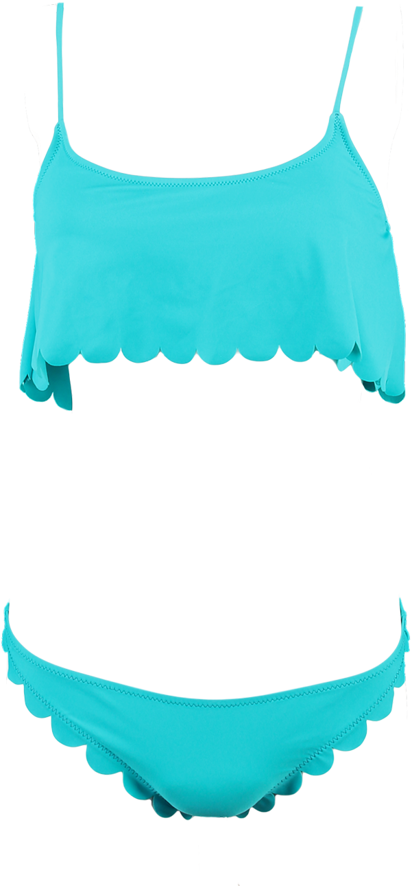 Aqua Blue Bikini Set PNG image