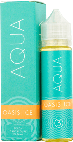 Aqua Oasis Ice Vape Juice PNG image