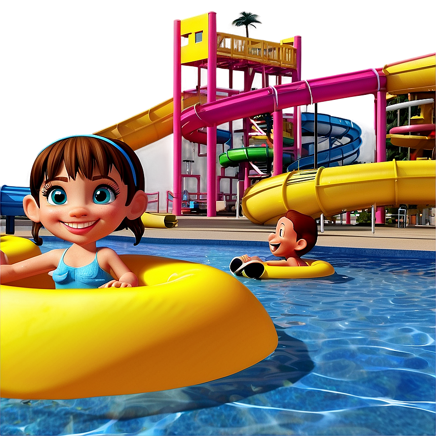 Aqua World Water Park Png 06282024 PNG image