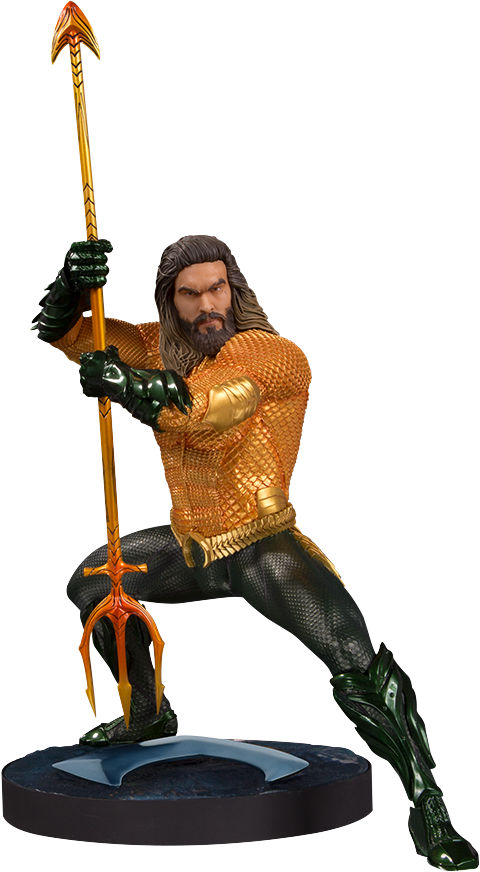 Aquaman Action Figure Pose PNG image