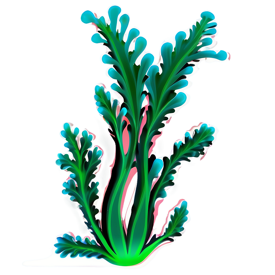 Aquatic Seaweed Design Png 05242024 PNG image