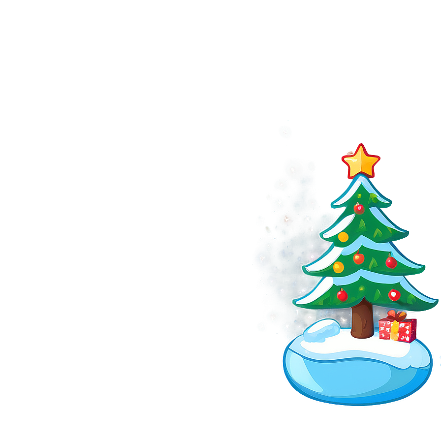 Arbol De Navidad In A Snow Globe Png Wdg PNG image