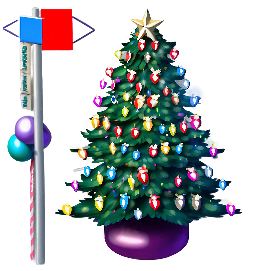 Arbol De Navidad In Shopping Mall Png Qtw PNG image