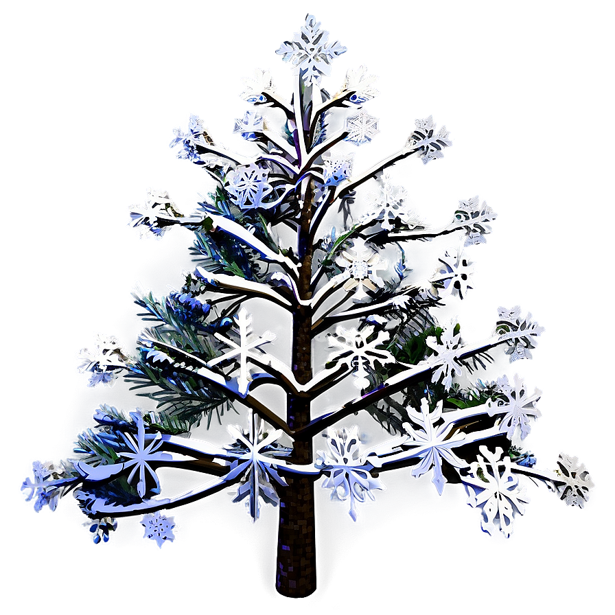 Arbol De Navidad In Winter Wonderland Png Ees47 PNG image