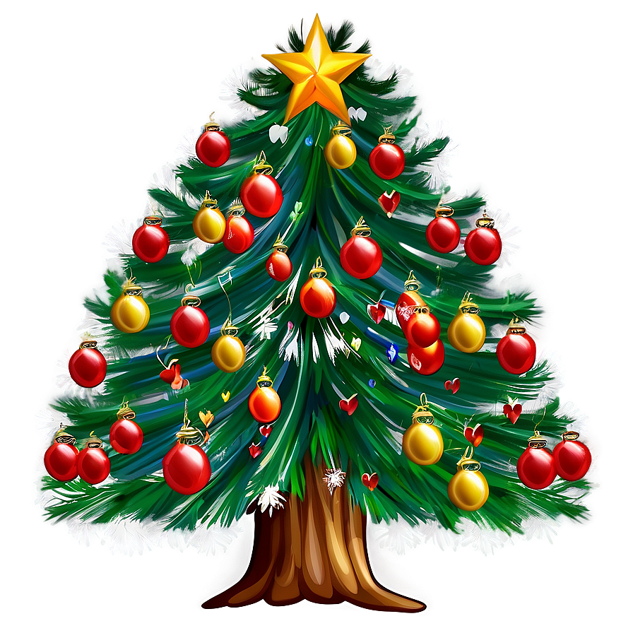 Arbol De Navidad With Angels Png Qpv90 PNG image