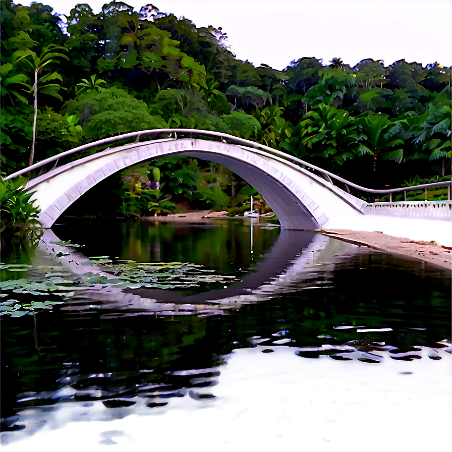 Arc Bridge Over Water Png 06262024 PNG image