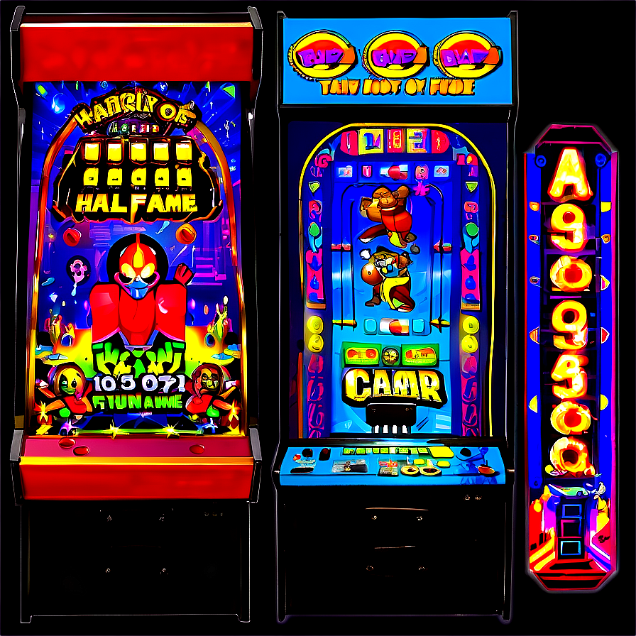 Arcade Game Hall Of Fame Png 06282024 PNG image