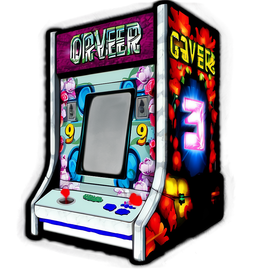 Arcade Game Over Screen Png Kix PNG image