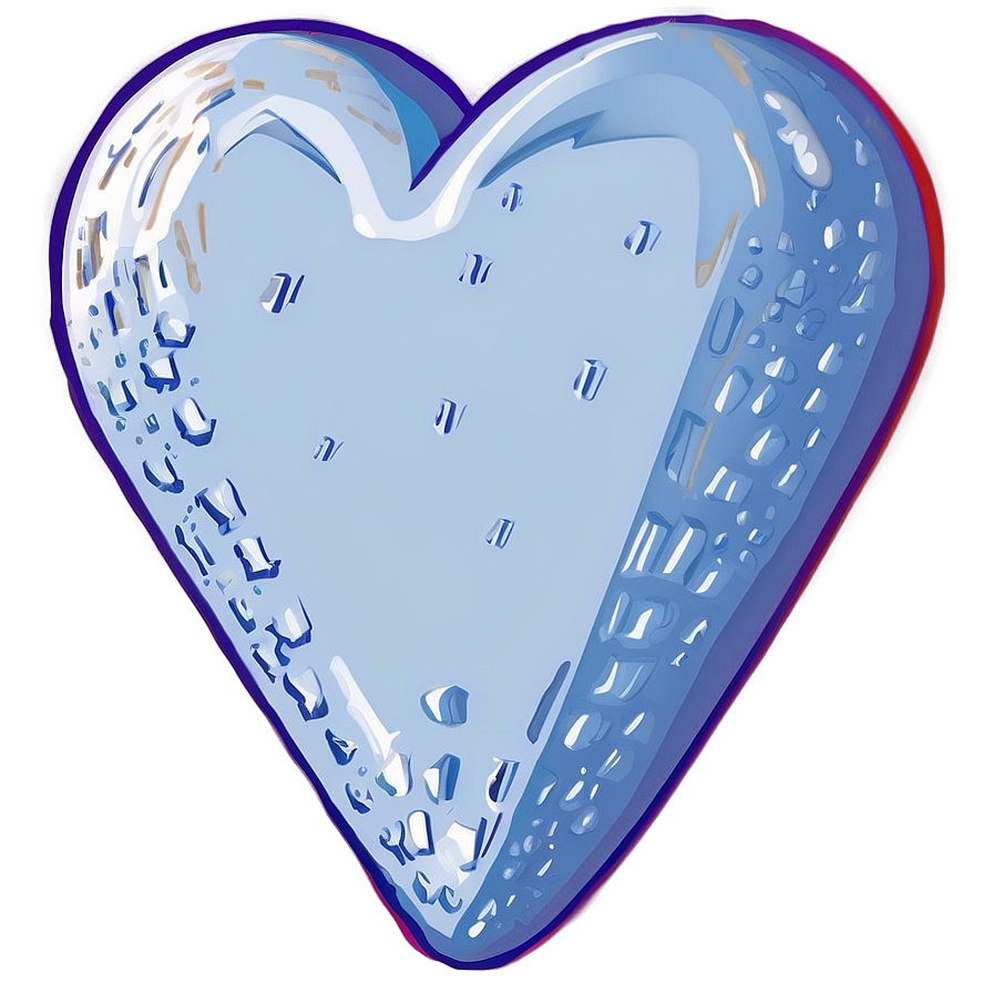 Arctic Blue Heart Icon Png Wtr28 PNG image