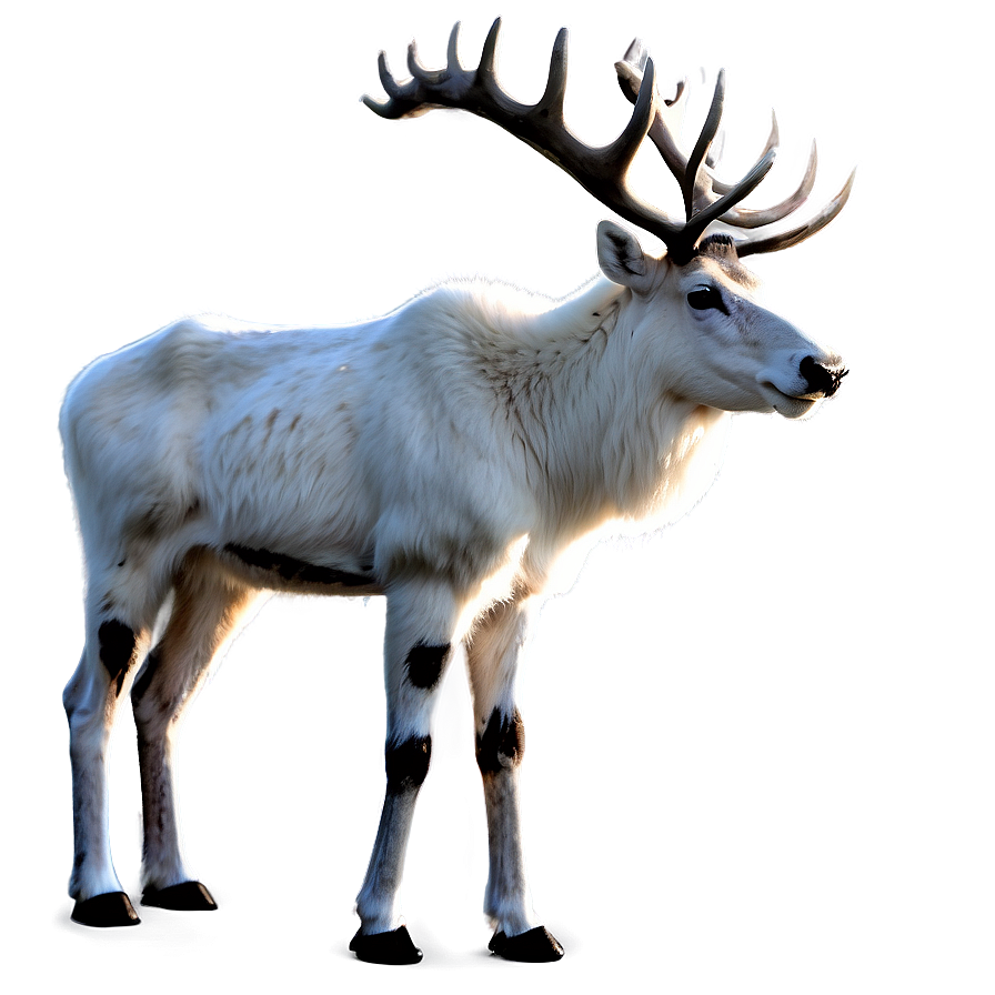 Arctic Caribou Scene Png 63 PNG image