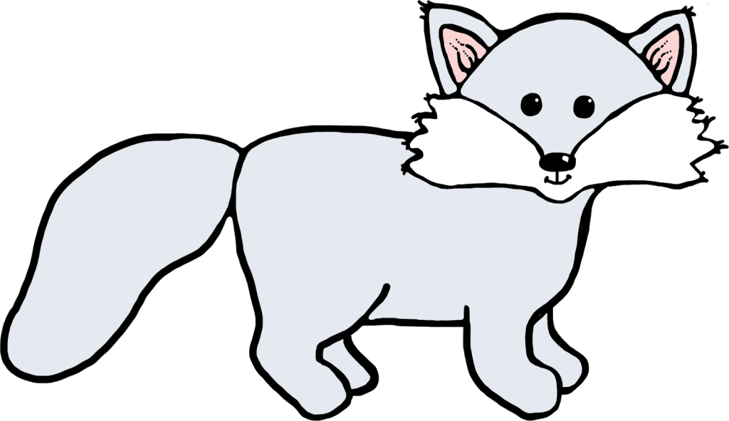 Arctic Fox Illustration.png PNG image