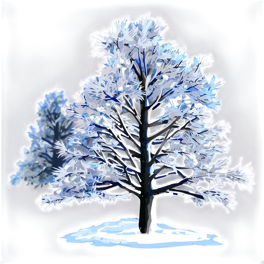 Arctic Snow Trees Png Mwy PNG image