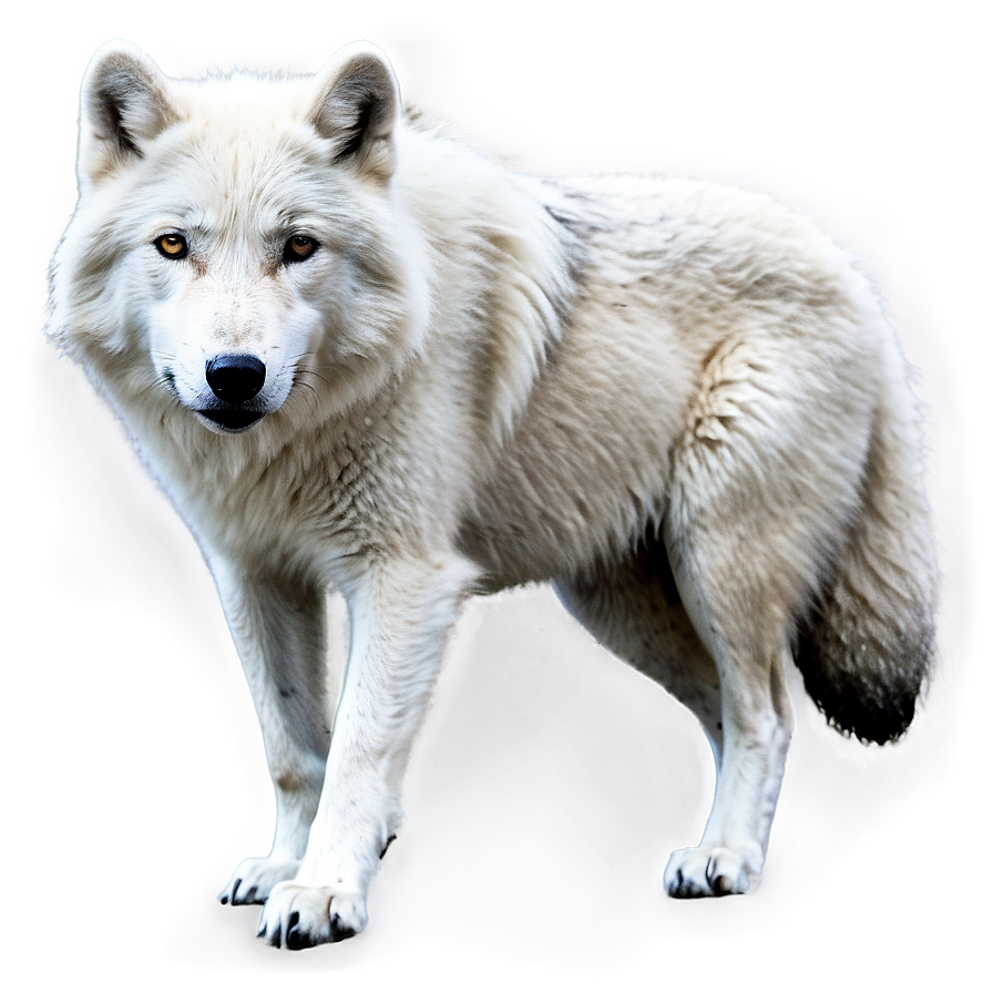 Arctic Wolf In Action Png Oss65 PNG image