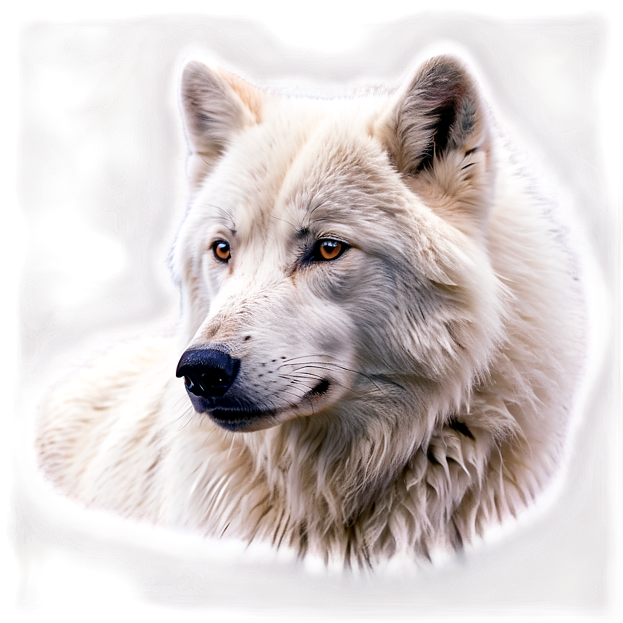 Arctic Wolf Portrait Png Afu2 PNG image