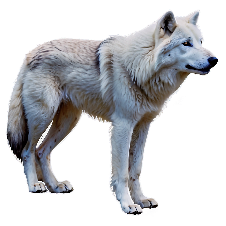 Arctic Wolf Watercolor Png Ufn19 PNG image