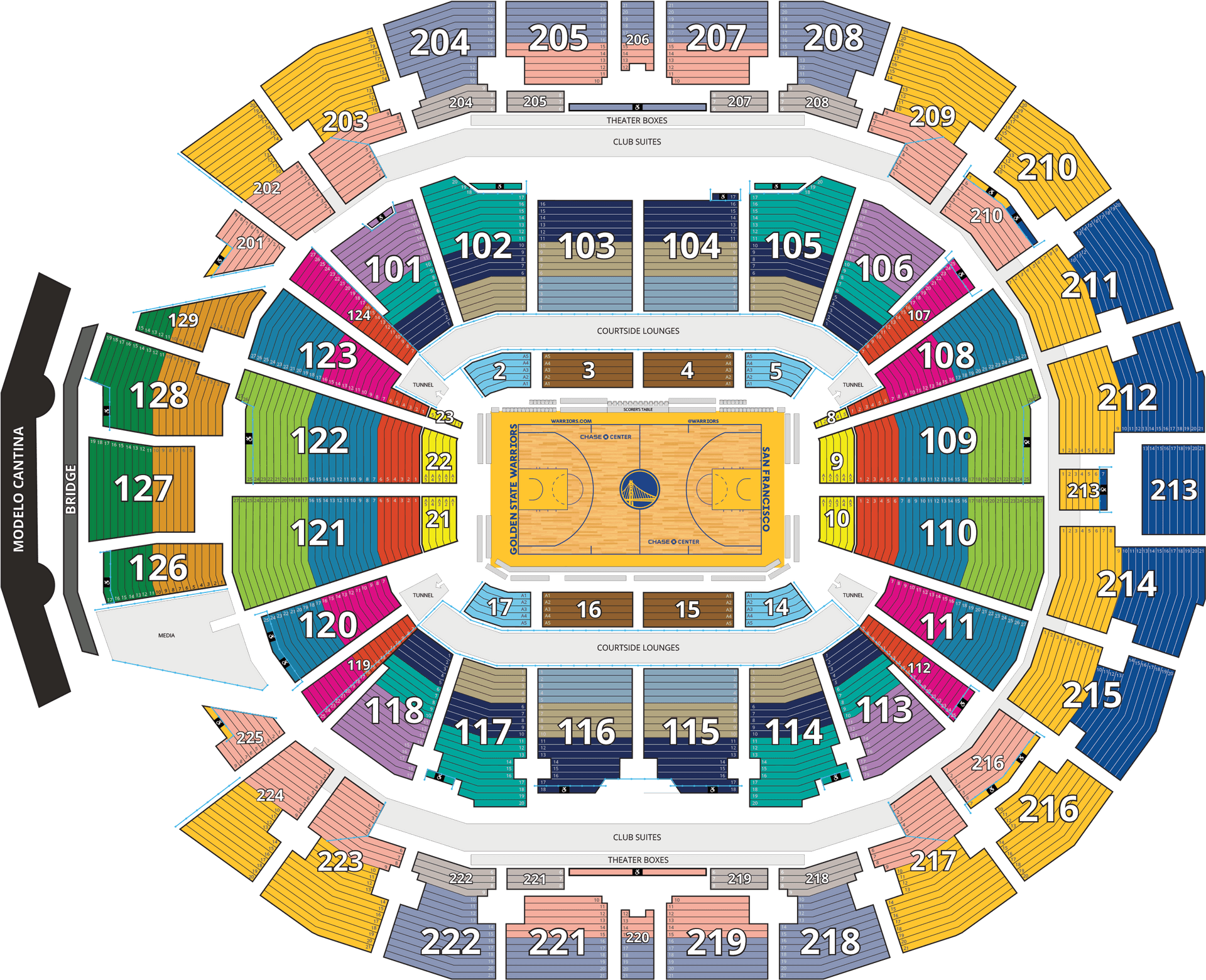 Arena Seating Chart PNG image