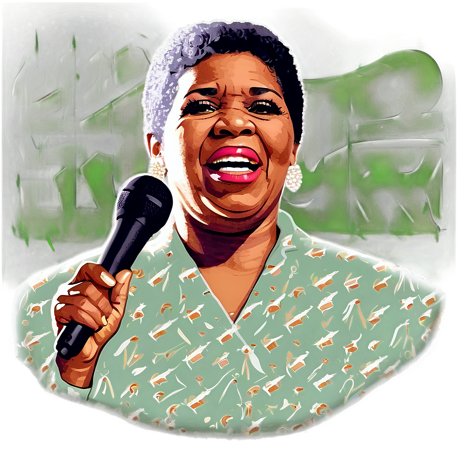 Aretha Franklin Civil Rights Advocate Png Nmc PNG image