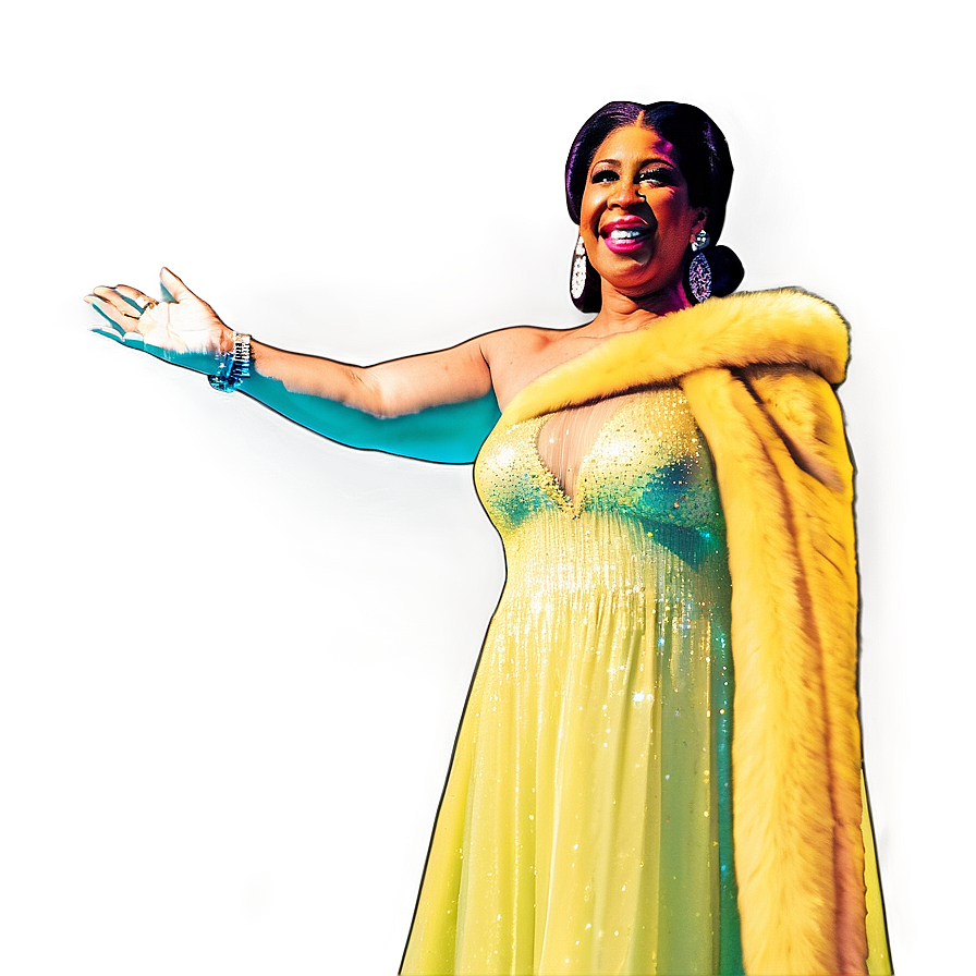 Aretha Franklin Grammy Moment Png Mbl71 PNG image