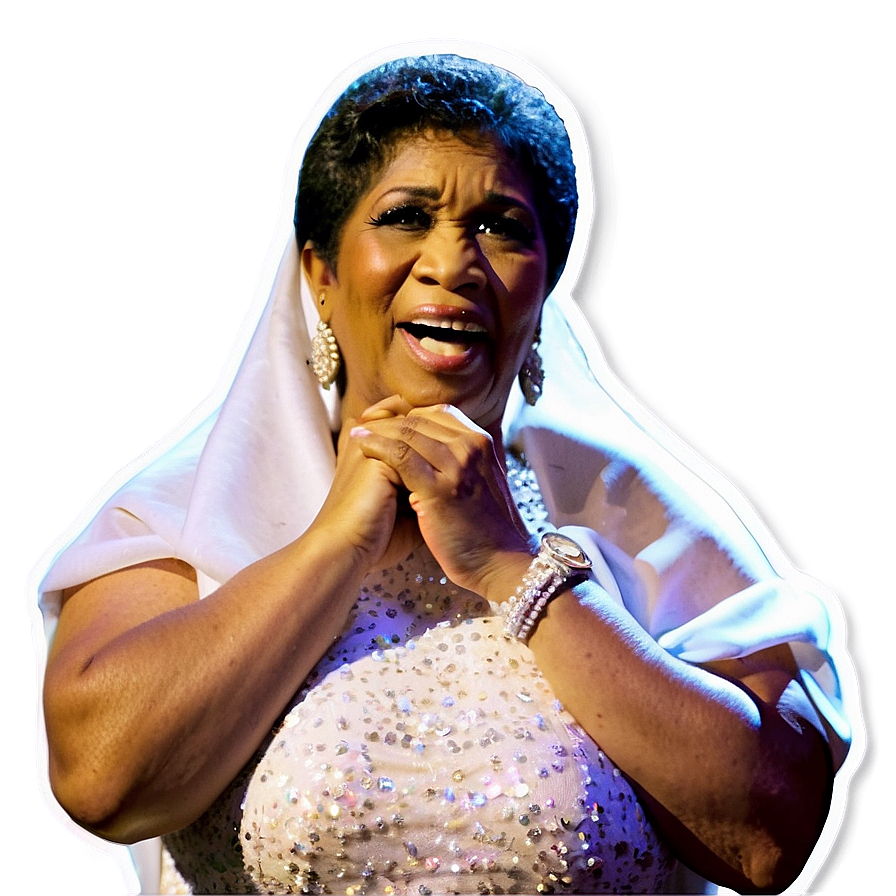 Aretha Franklin Memorable Moments Png 06252024 PNG image