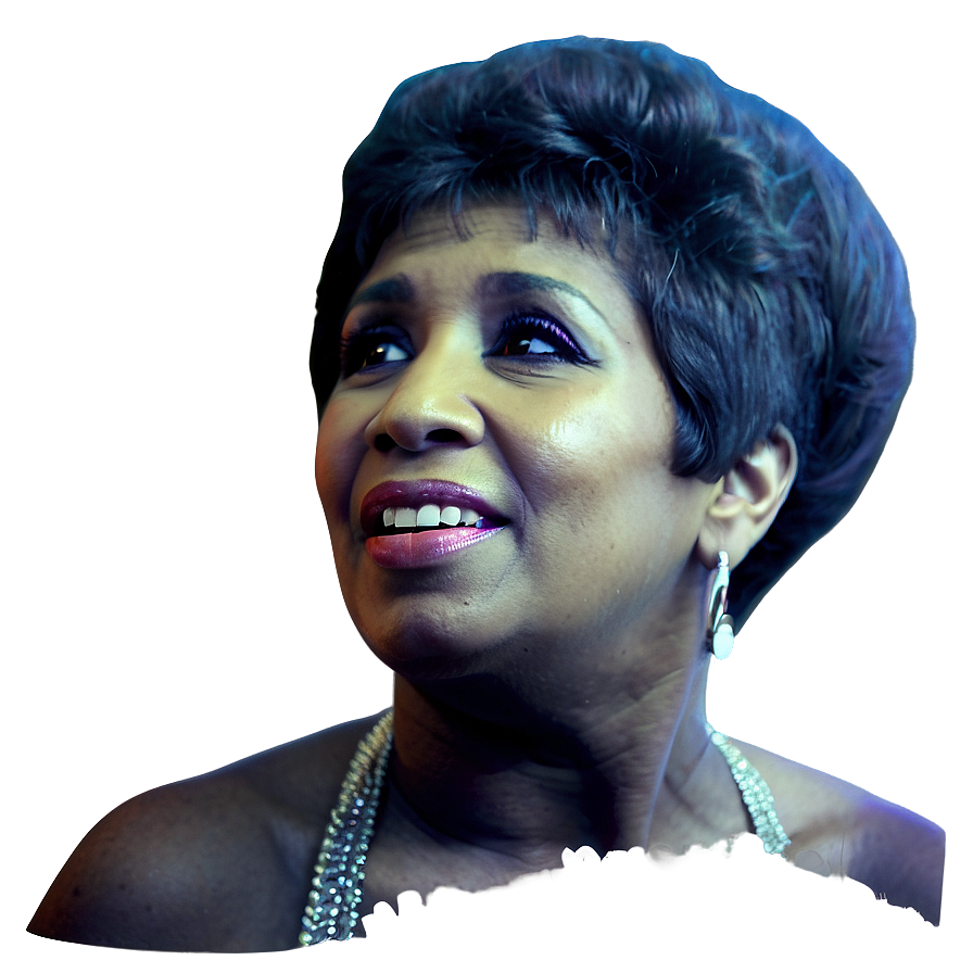 Aretha Franklin Soulful Expression Png 06252024 PNG image