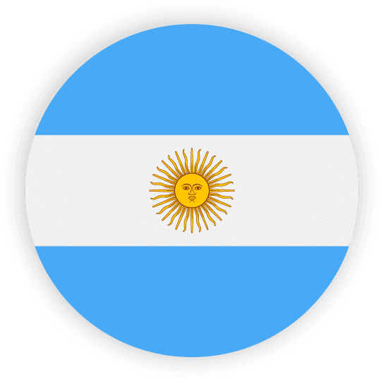Argentina Flag Circle PNG image