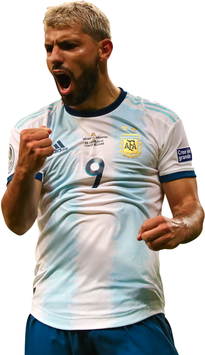 Argentinian Footballer Celebration PNG image