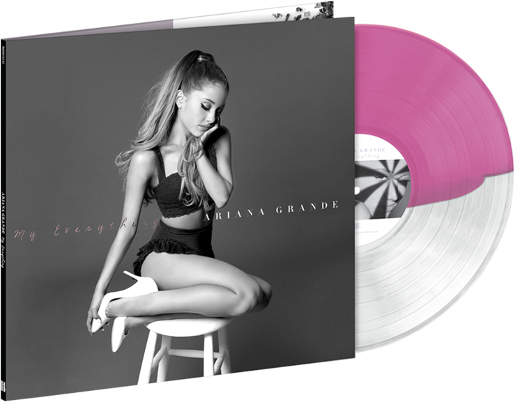 Ariana Grande My Everything Vinyl Album PNG image