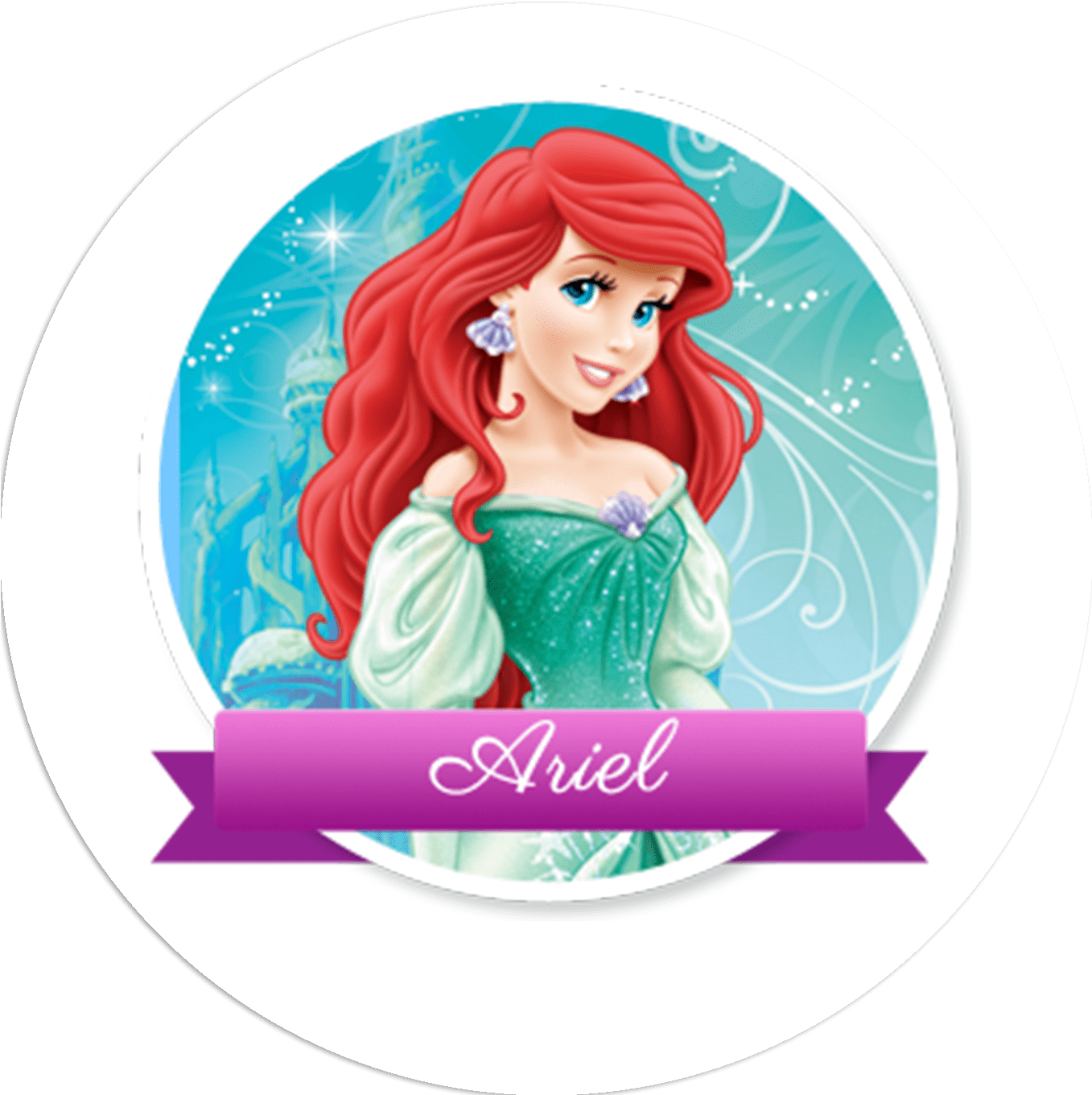 Ariel The Little Mermaid Graphic PNG image