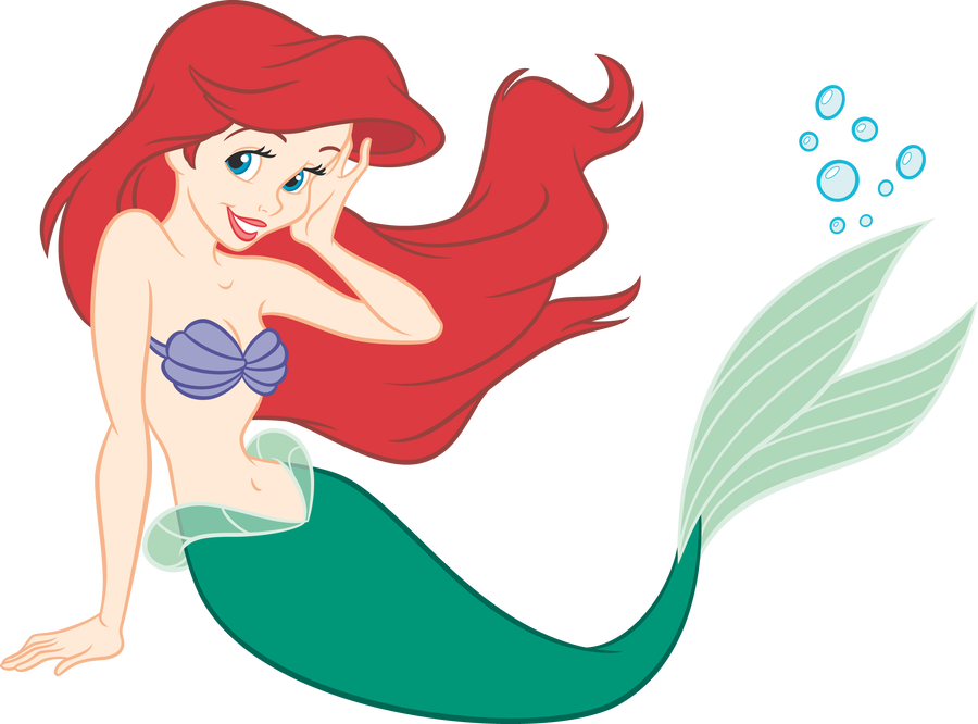 Ariel The Little Mermaid Illustration PNG image