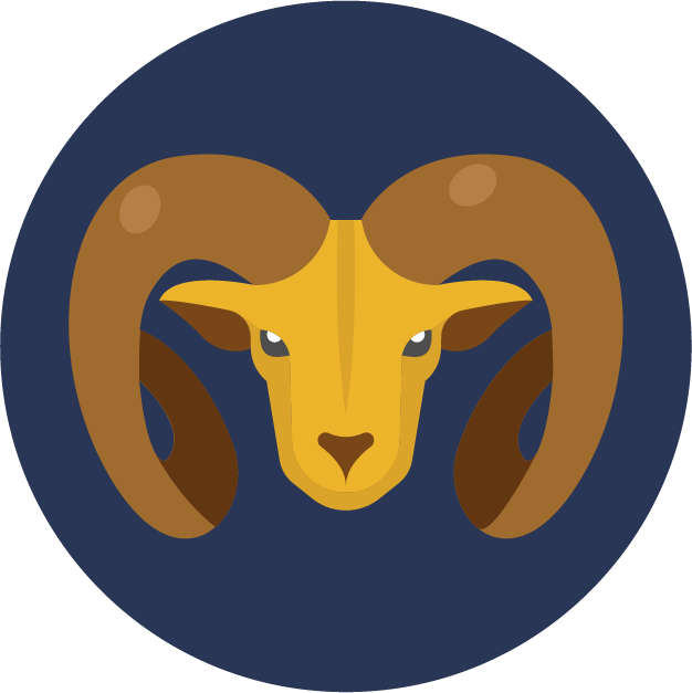 Aries Zodiac Symbol Illustration PNG image