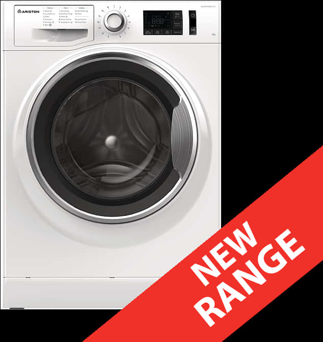 Ariston Washing Machine New Range PNG image