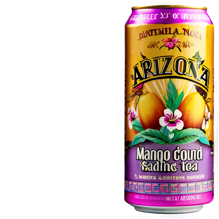 Arizona Mucho Mango Tea Can Png 15 PNG image