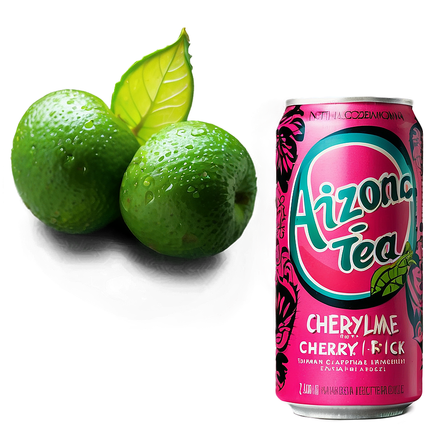 Arizona Tea Cherry Lime Rickey Png Ico PNG image