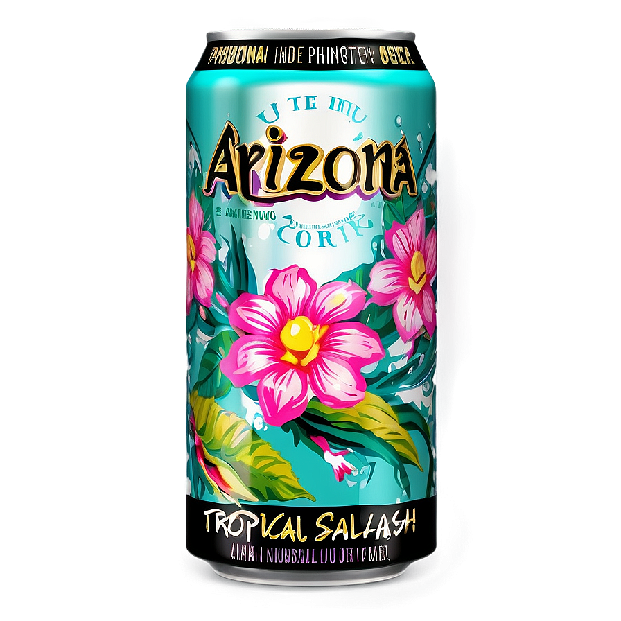 Arizona Tea Tropical Splash Png Cow30 PNG image