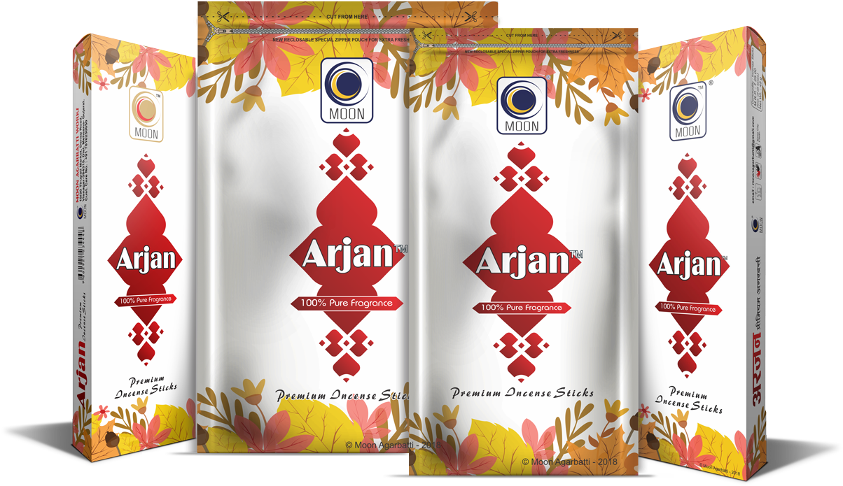 Arjan Incense Sticks Packaging PNG image