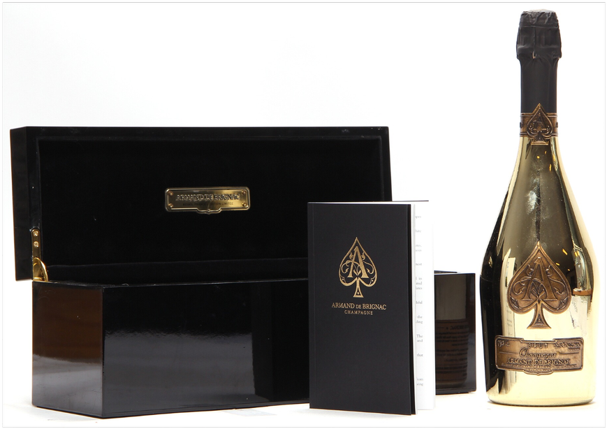 Armandde Brignac Champagneand Box PNG image