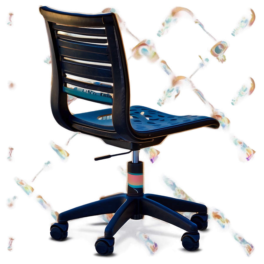 Armless Desk Chair Png Yjn PNG image