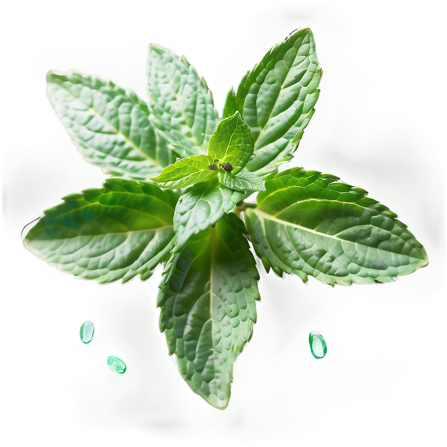 Aromatic Mint Leaves Png Elt80 PNG image