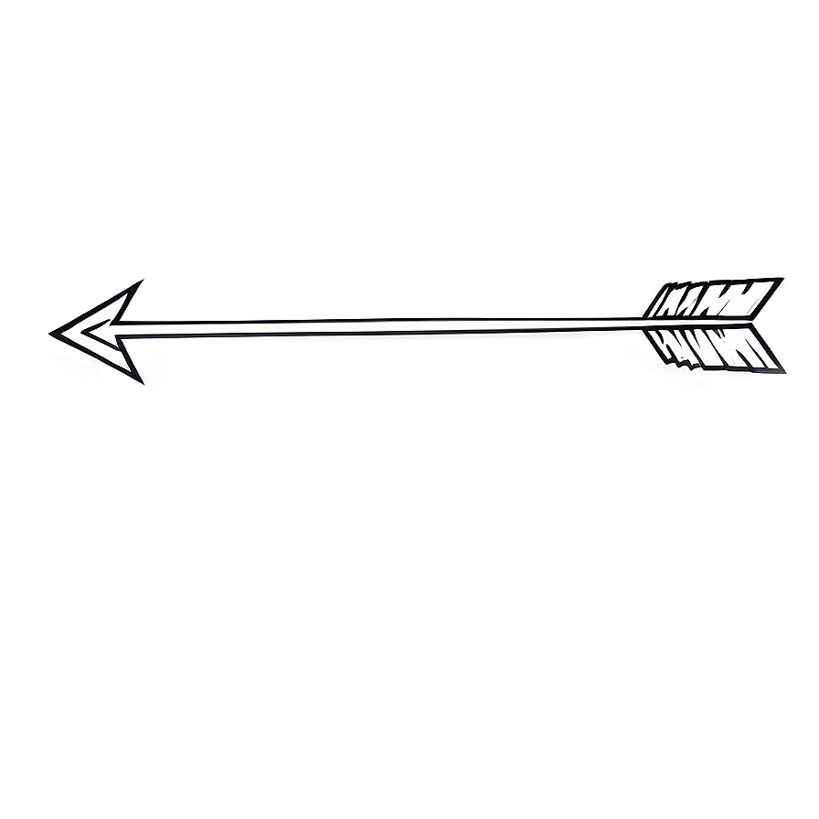 Arrow Line Art Png Qoc9 PNG image