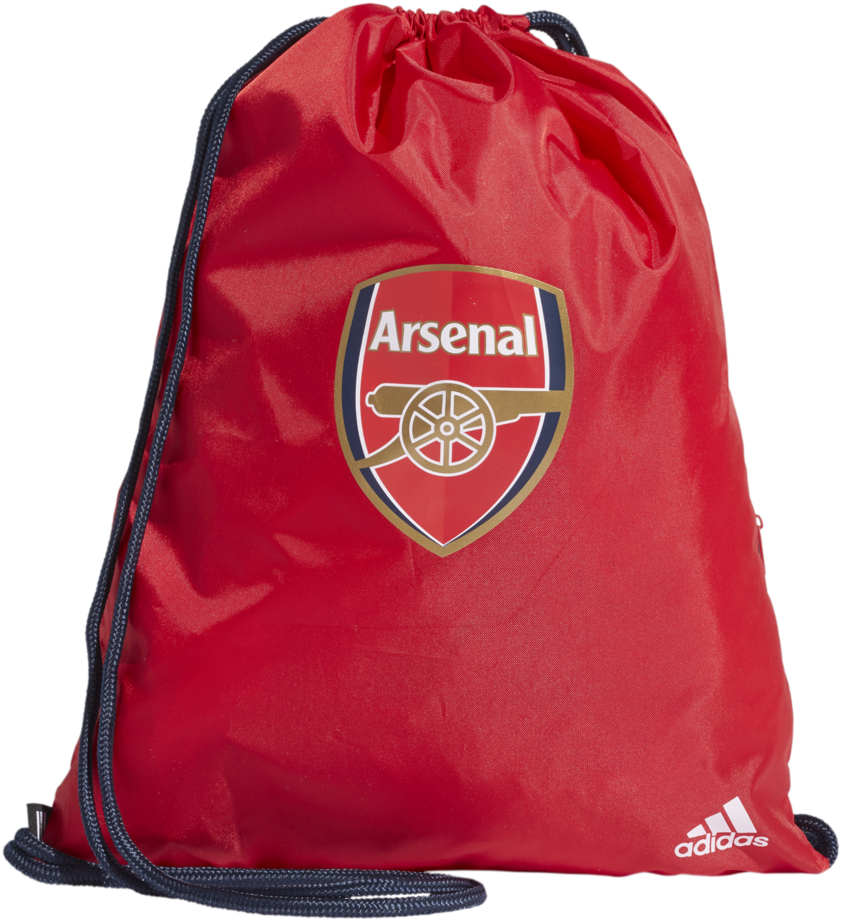 Arsenal Adidas Drawstring Bag PNG image