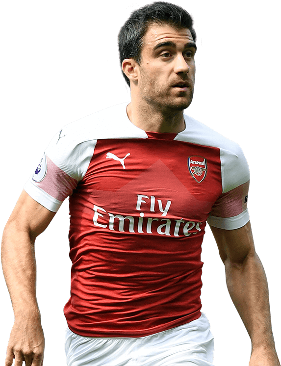 Arsenal Player Action Pose PNG image