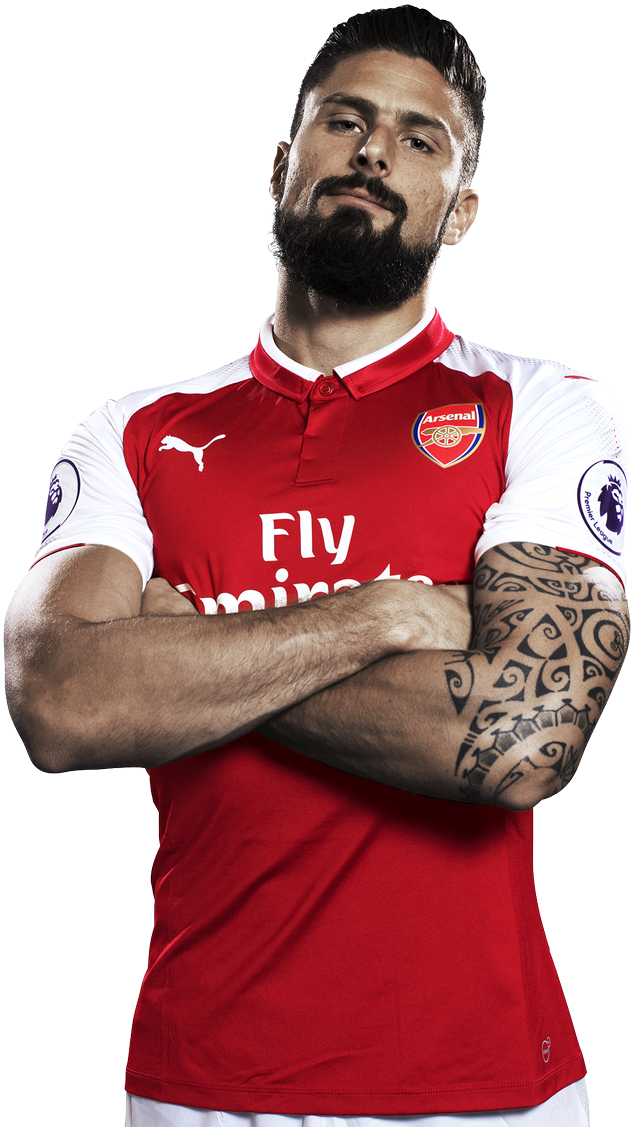 Arsenal Player Confident Pose PNG image