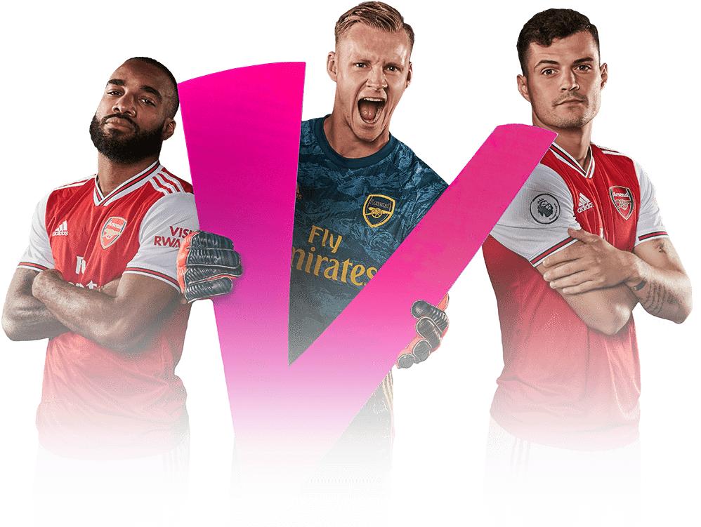 Arsenal Players Promotional Image PNG image