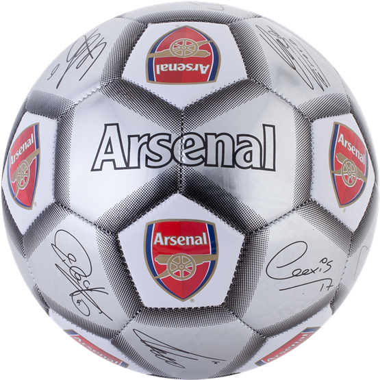 Arsenal Signed Football Memorabilia PNG image