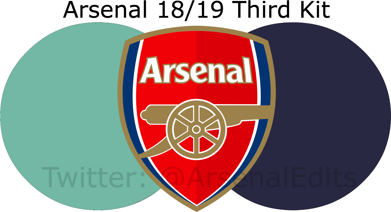 Arsenal201819 Third Kit Logo PNG image