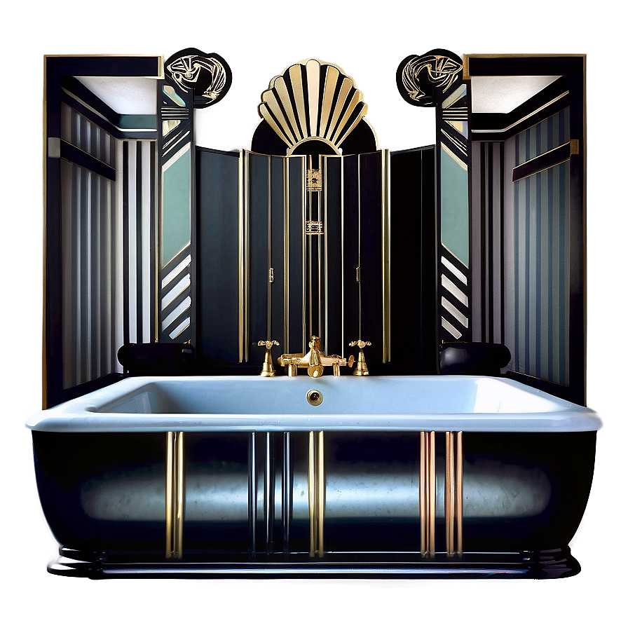 Art Deco Bathroom Styles Png 05242024 PNG image
