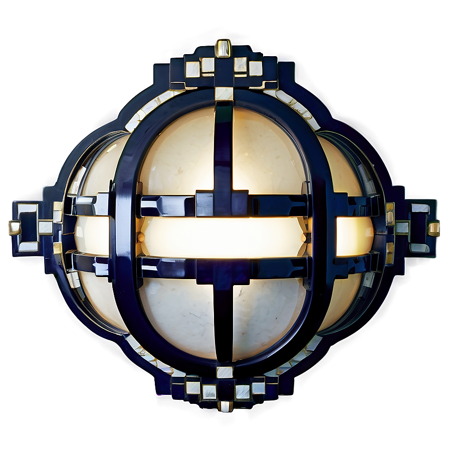 Art Deco Ceiling Light Png Ebl83 PNG image