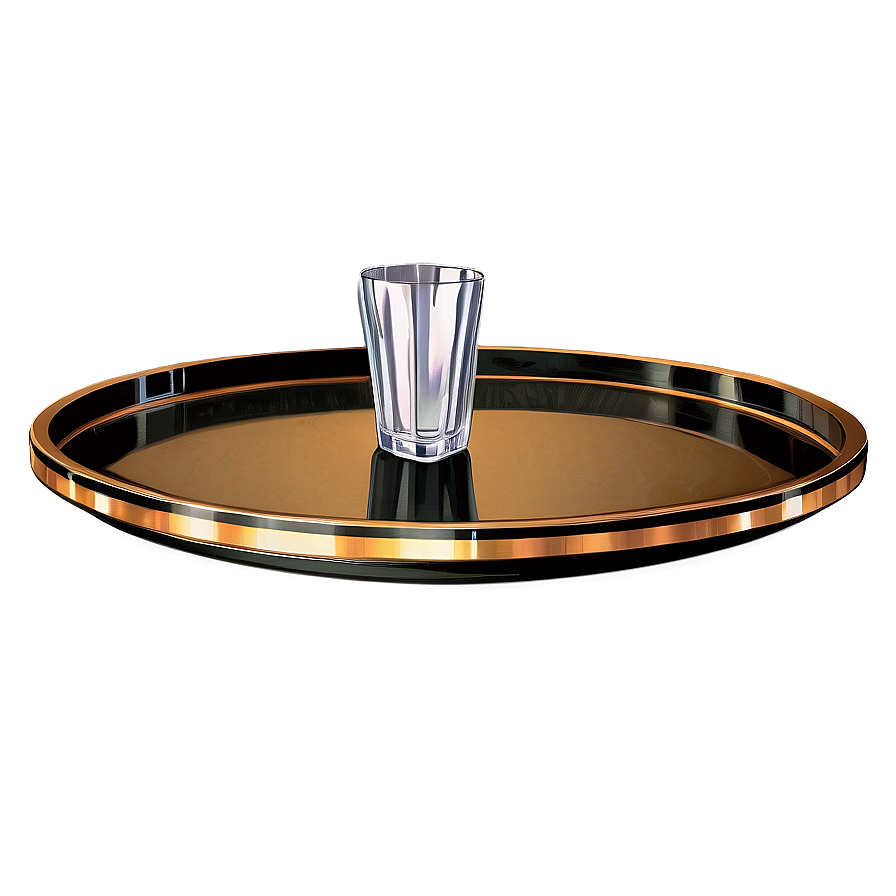 Art Deco Cocktail Tray Png Qys88 PNG image