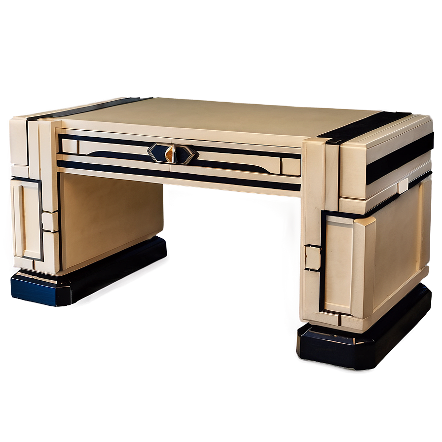 Art Deco Computer Desk Png Irh PNG image