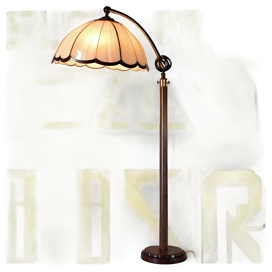 Art Deco Floor Lamp Png 06122024 PNG image